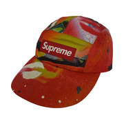 Supreme キャップ 20SS Supreme logo bill camp cap RED