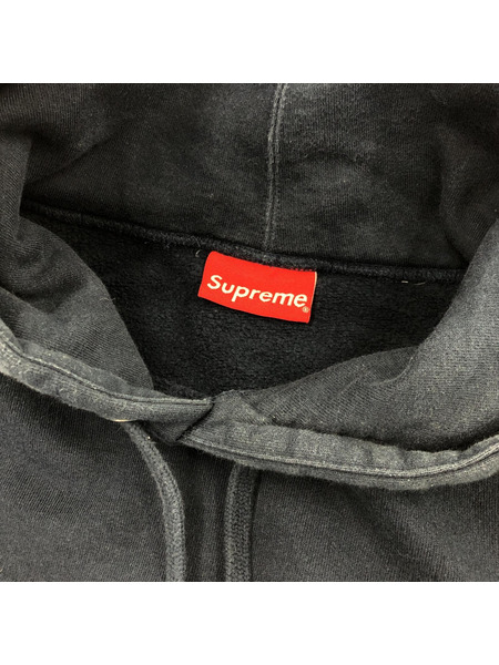 Supreme/18AW/supreme Striped Rib Hooded Sweatshirt/S