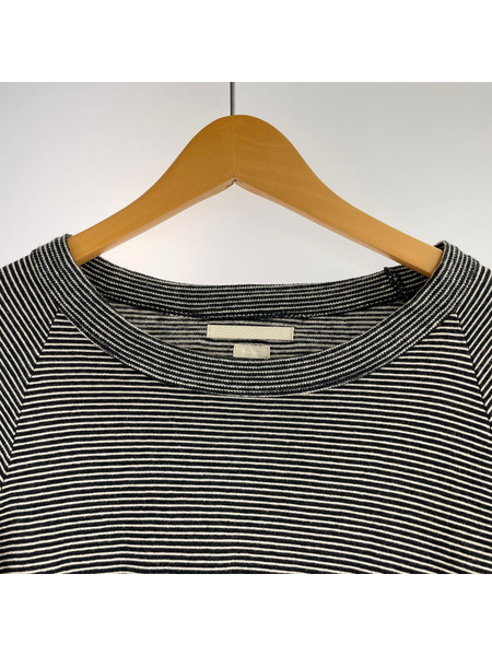 blurhms 長袖Tシャツ・カットソー C/NAPP Border Baseball RaglanTee