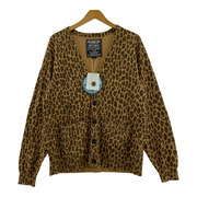 HYSTERIC GLAMOUR カーディガン レオパードカーディガン(S)茶