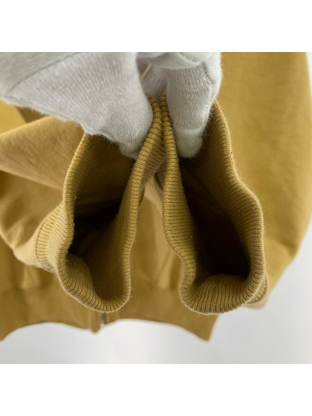 STUSSY OVERDYED STOCK LOGO ZIP HOODIE S ベージュ 118471