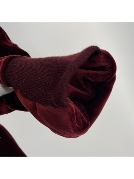 OURET ダウンジャケット TRIACETATEVELOURTOGGLEDOWNCOAT