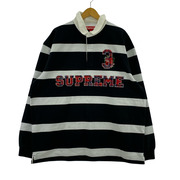 Supreme ポロシャツ 25AW Stripe Rugby XL