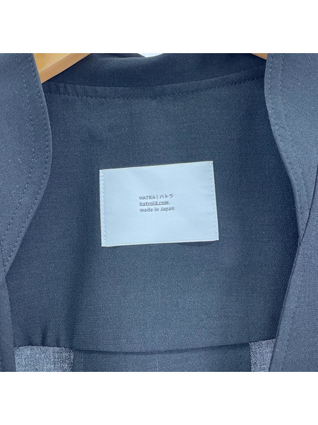 hatra ソノ他 ロングシャツ 黒