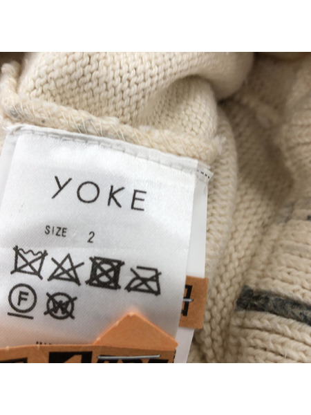 YOKE PRINTED COTTON KNIT LOUNGE PANTS YK22SS0349S (2)[値下]