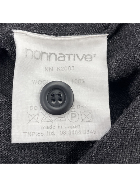 nonnative カーディガン　GRAY