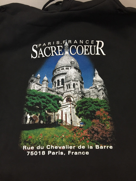 BALENCIAGA/21SS/SACRE COEUR SPORT HOODIE/XXS/黒/641679-TJVH9