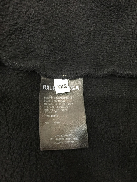 BALENCIAGA/21SS/SACRE COEUR SPORT HOODIE/XXS/黒/641679-TJVH9