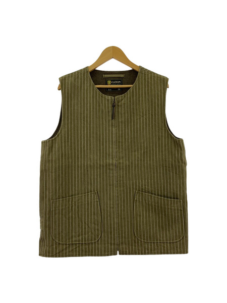 Buzz Rickson's AVIATION WABASH STRIPE VEST ワークベスト BR13886