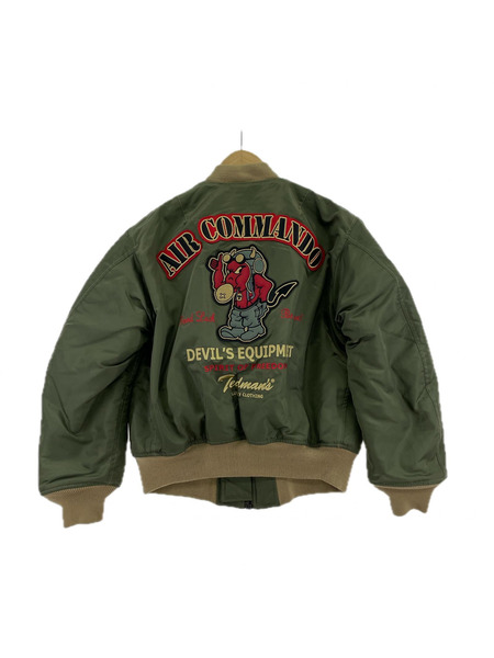 TED COMPANY ミリタリージャケット MA-1 AIR COMMAND ジャケット カーキ (38)