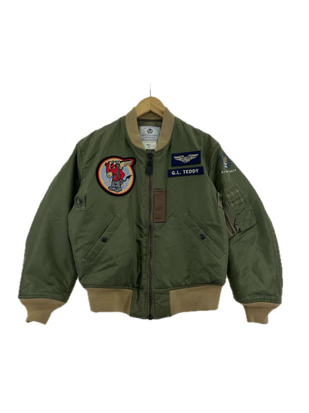 TED COMPANY ミリタリージャケット MA-1 AIR COMMAND ジャケット カーキ (38)