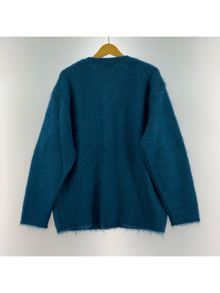 カーディガン MASSES MOHAIR CARDIGAN L BLUE