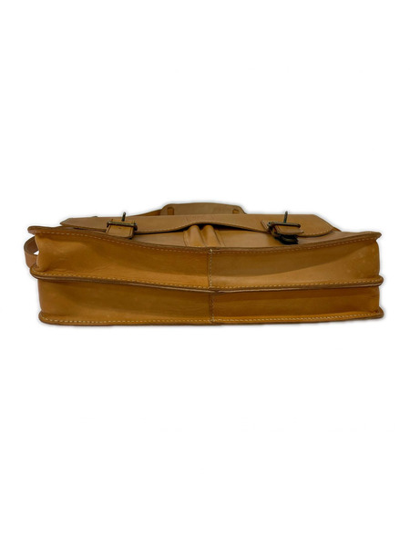 LEDER WOLF ヌメ革 ショルダーバッグ茶