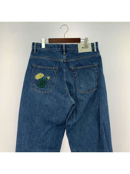 WTAPS デニム・ジーンズ BLUES STRAIGHT TROUSERS COTTON. -2