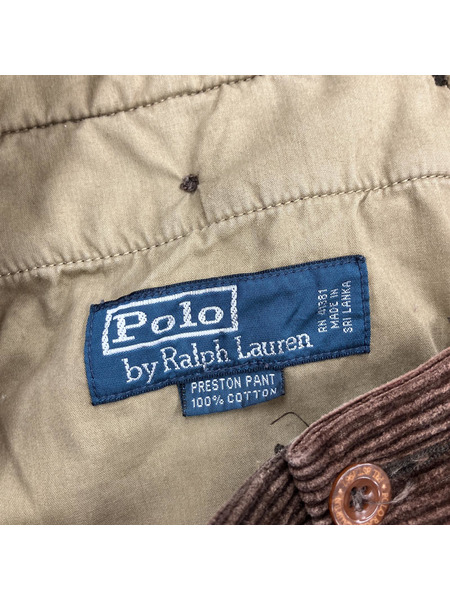 POLO RALPH LAUREN PRESTON PANT (W35) ブラウン