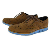 COLE HAAN シューズ ZEROGRAND ウィングチップ シューズ 茶