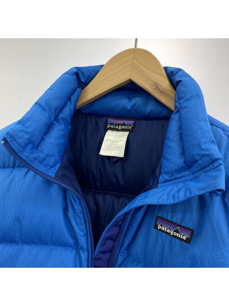 patagonia ダウンジャケット S 青