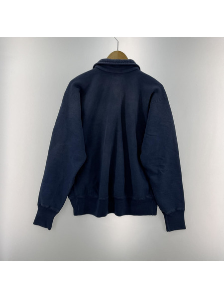 A.PRESSE 22AW Vintage Half Zip Sweatshirt ハーフジップスウェット 2 紺