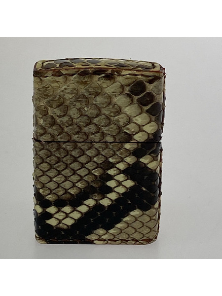 INDIAN MOTORCYCLE ZIPPO リザード 革巻キ