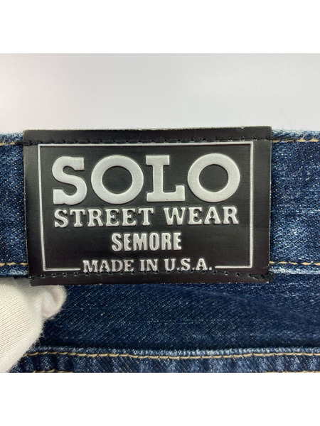 デニム・ジーンズ SOLO SEMORE バギーデニムパンツ[値下]