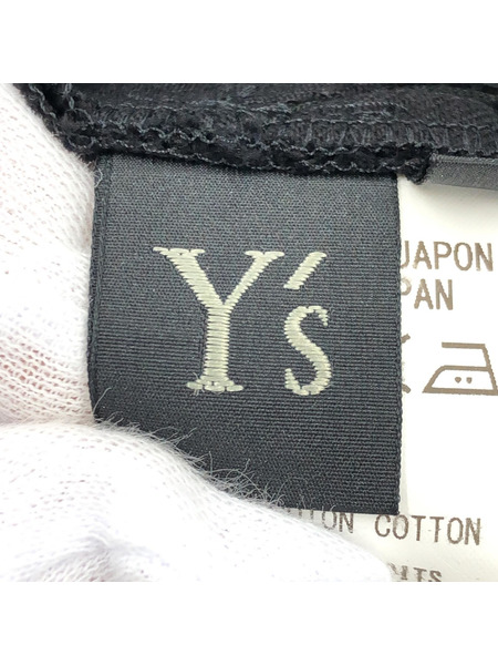 Y's/GABARDINE BELTED HIGH WAIST PANTS/2/YZ-P17-013[値下]