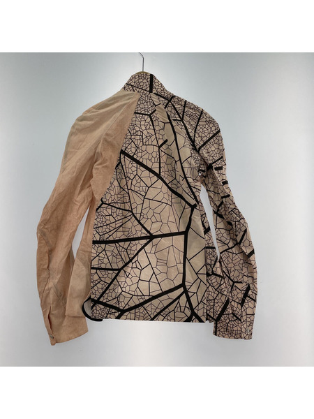 threeASFOUR ノーカラーデザインジャケット 4 ピンクベージュ[値下]