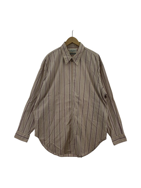 Marvine Pontiak shirt makers/スキッパーシャツ/-/マルチストライプ[値下]