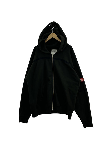 C.E 23AW TAPED CUT ZIP HEAVY HOODY XL ブラック