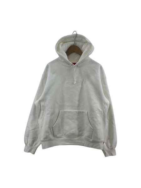 Supreme Box Logo Hooded Sweatshirt (M) オールホワイト