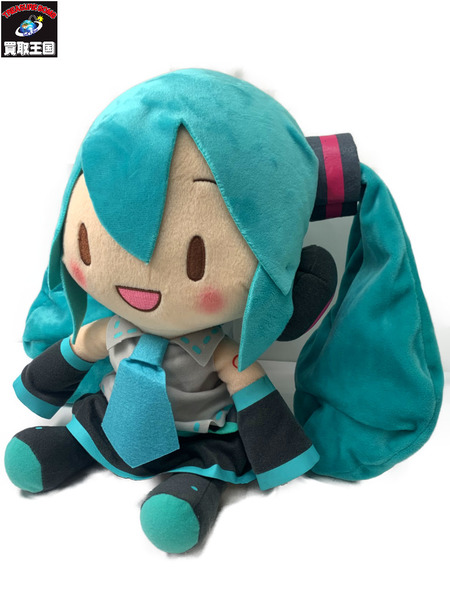 初音ミク メガジャンボふわふわぬいぐるみ タグ付き ボーカロイド VOCALOID ボカロ[値下]