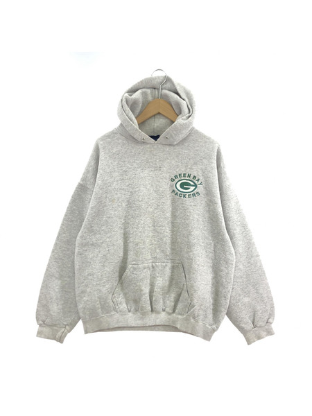 90S? GREENBAY PACKERS Hoodie グレー XL