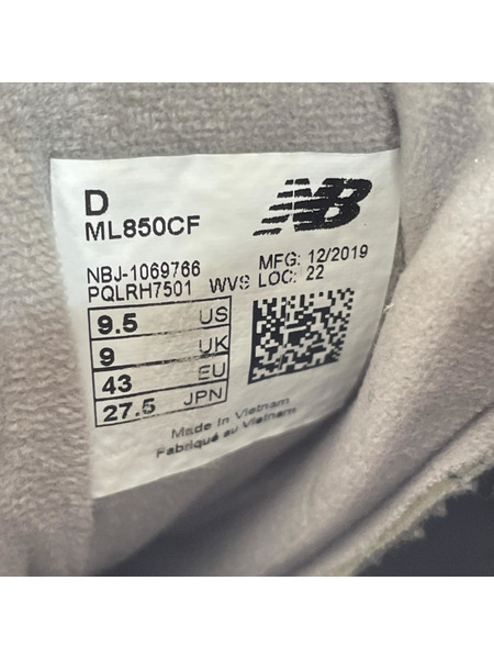 NEW BALANCE スニーカー ローカットスニーカー ML850CF スウェード グレー (27.5)
