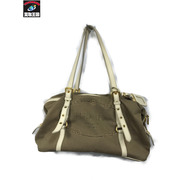 トートバッグ PRADA カナパ ジャガード ボストン BL0600