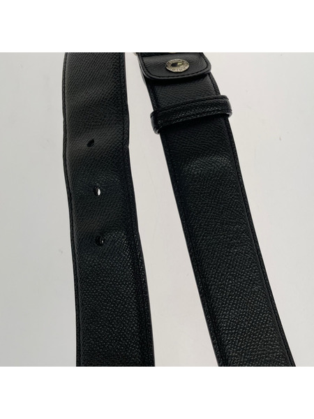 小物 BVLGARI ロゴラウンドバックル レザーベルト