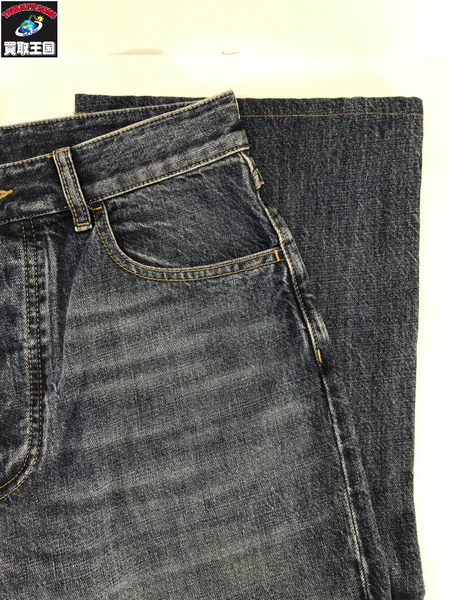 Bottega Veneta レディースラグ衣料 22年 711399 V2EN0 デニムパンツ (42)