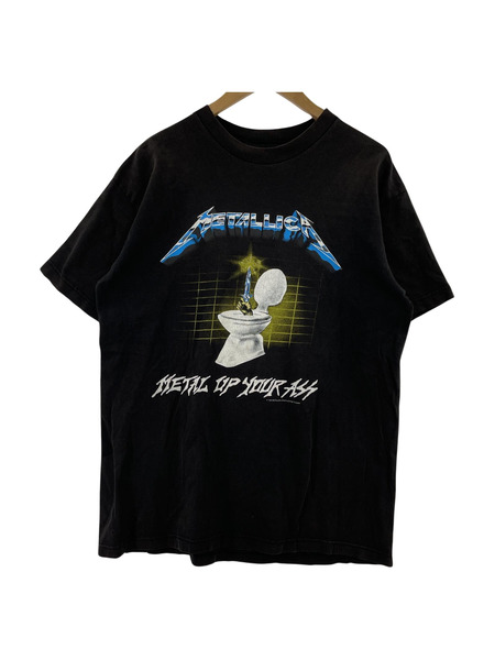 OLD・VINTAGE METALLICA 94年 Town champボディ バンT Tシャツ 黒 L