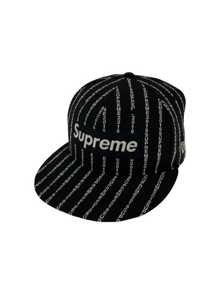 Supreme×NEW ERA TEXT STRIPE BBCAP