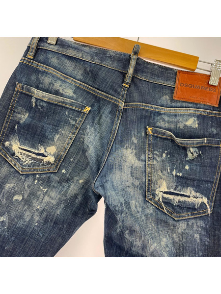 DSQUARED2 デニム・ジーンズ ダメージスキニーデニム/48/S74LB0104 S30342[値下]