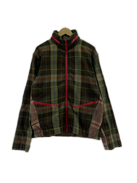 COMME des GARCONS SHIRT 05AW チェックデザイン ウールブルゾン S