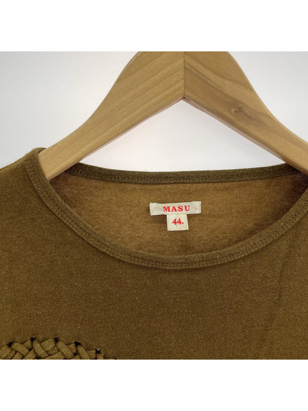 MASU 長袖Tシャツ・カットソー WAVING BRAID LONG SLEEVE T-SHIRTS