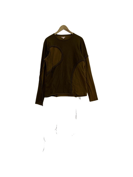 MASU 長袖Tシャツ・カットソー WAVING BRAID LONG SLEEVE T-SHIRTS