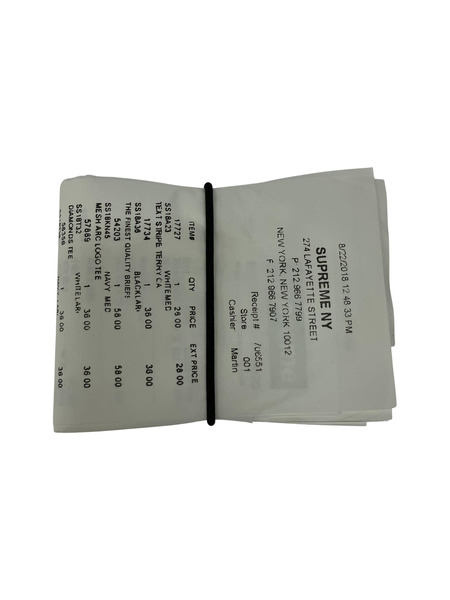 Supreme MM6 Margiela Receipt Wallet 2ツ折リ財布