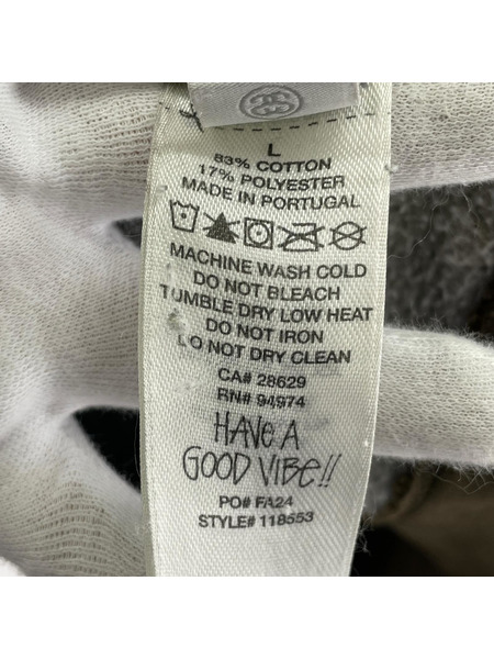 STUSSY パーカー(ジップアップ) FADED GRAPHIC ZIP HOODIE