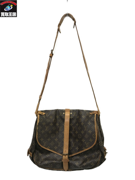 LV/ソミュール35 旧型/モノグラム ストラップ劣化　M42254