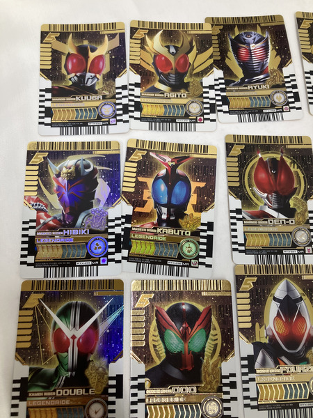 仮面ライダー ライドケミートレカ マーベラスレア レジェンド コンプ