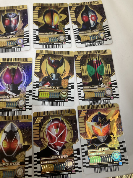 仮面ライダー ライドケミートレカ マーベラスレア レジェンド コンプ