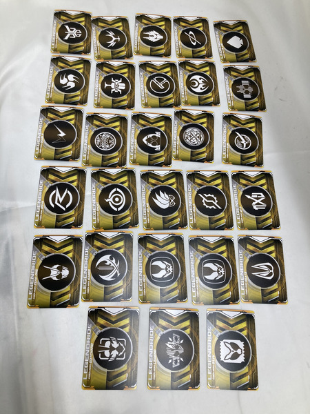 仮面ライダー ライドケミートレカ マーベラスレア レジェンド コンプ