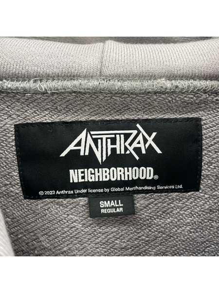 NEIGHBORHOOD NH X ANTHRAX SWEATPARKA グレー