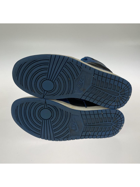 NIKE スニーカー AIR JORDAN 1 RETRO HIGH OG Dark Blue[値下]