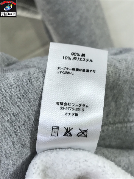 Supreme Reverce Fleece Hooded Sweatshirts S 16AW/シュプリーム/グレー/パーカー